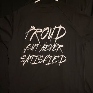 New Alphalete Proud But Never Satisfied Shirt